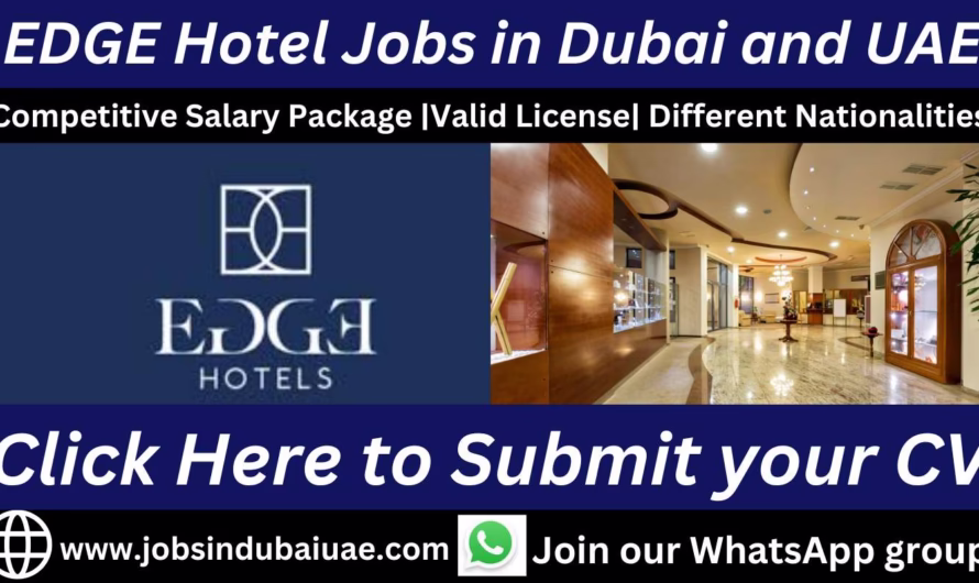 EDGE Hotel Jobs in Dubai