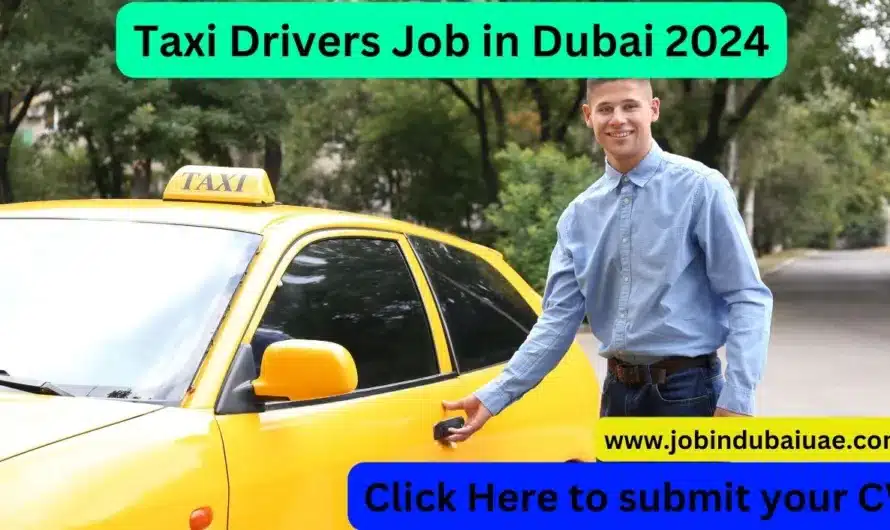Taxi Drivers Job in Dubai 2024