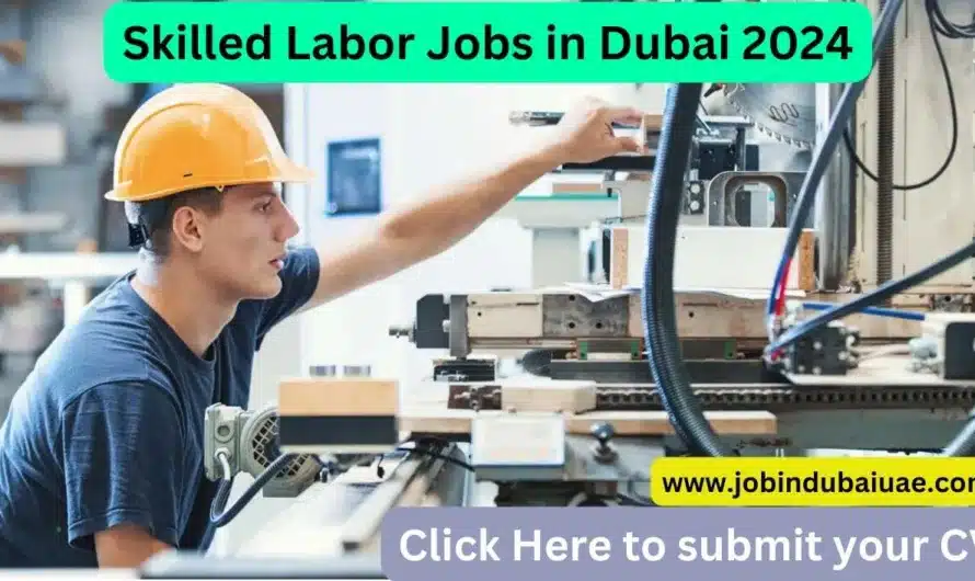 Skilled Labor Jobs in Dubai 2024: Great Opportunity