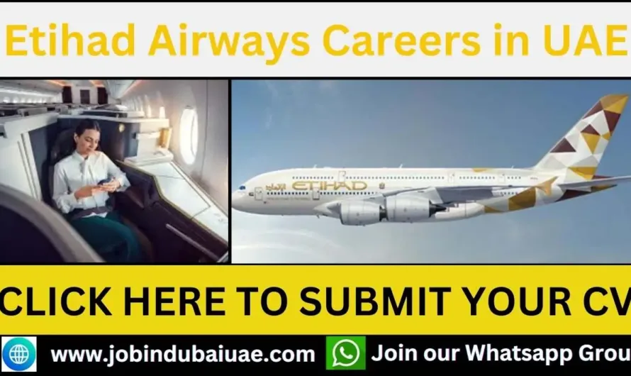 Etihad Airways Careers in UAE and Abu Dhabi 2024