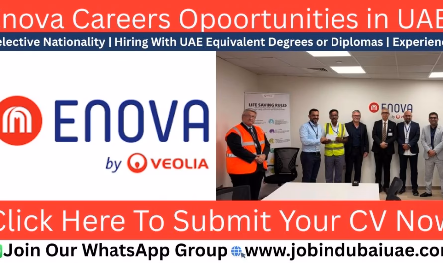 ENOVA Careers in Dubai 2026: Your Guide to Exciting Opportunities