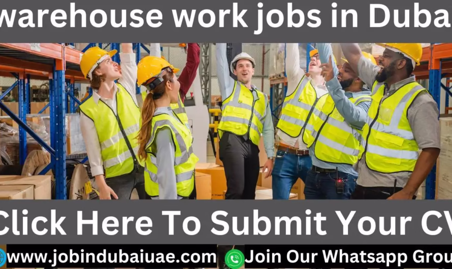 Warehouse Worker Jobs in Dubai 2025