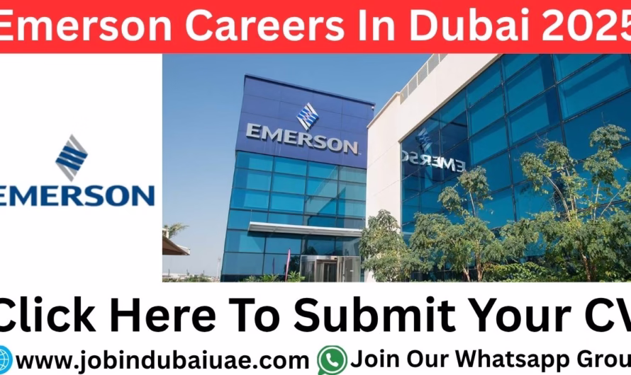 Emerson Dubai Careers—Exciting job opportunities jobs In the UAE in 2025