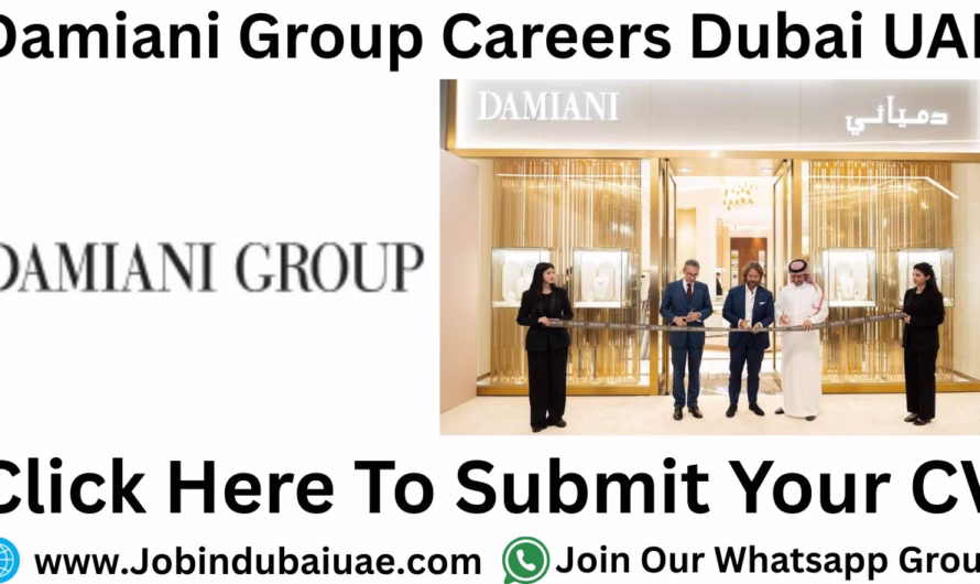 Damiani Group Careers in Dubai—Exciting Opportunities Jobs In the UAE in 2025