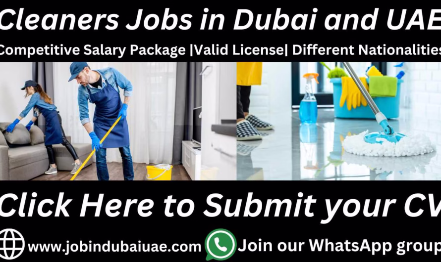 Cleaners Jobs in Dubai: Exploring Opportunities and Benefits for 2025