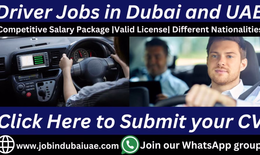 Driver Job Vacancy in Dubai: A Comprehensive Guide