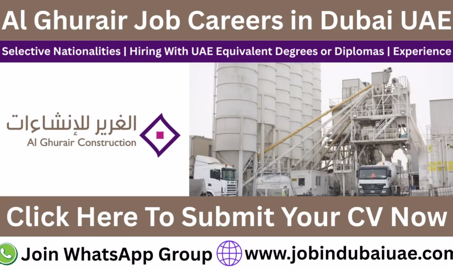 Al Ghurair Construction Jobs in Dubai—Exciting Opportunities Careers In the UAE in 2026