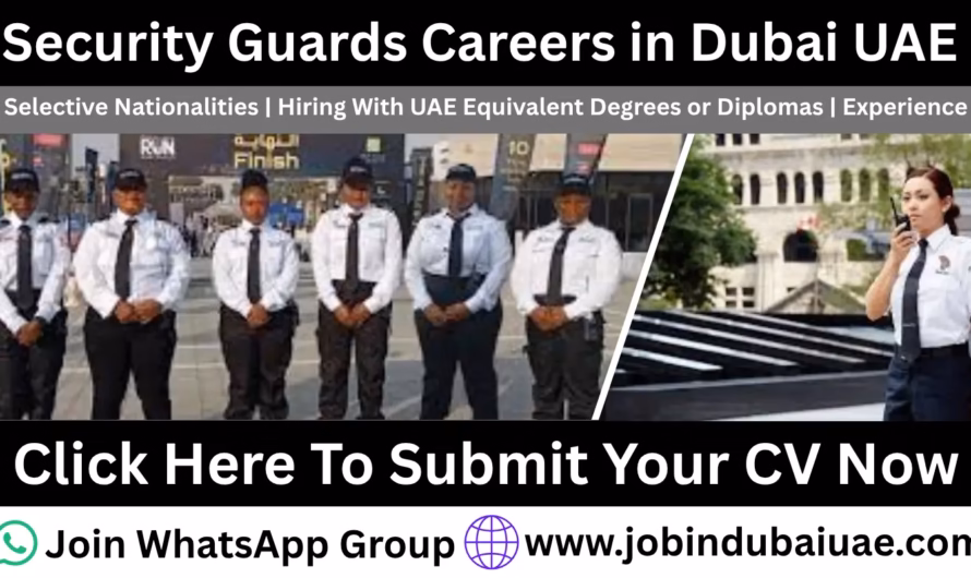 Exciting Security Guards Job Opportunities in Dubai 2026