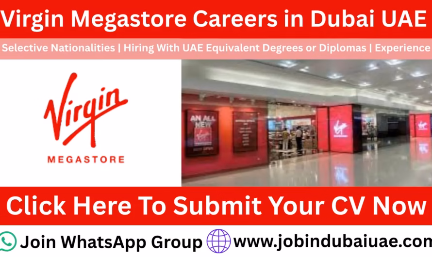 Virgin Megastore Dubai Mall Azadea | Exciting Careers Opportunities in 2026