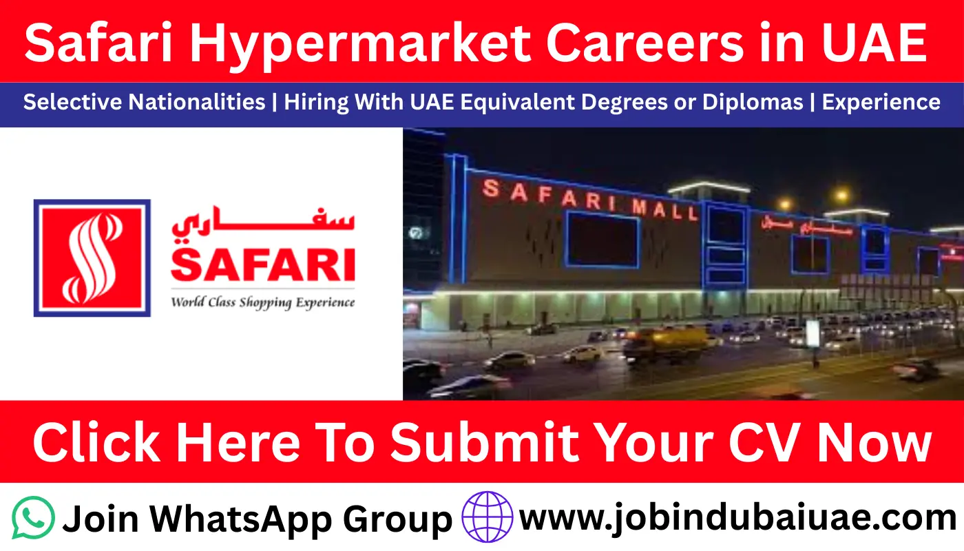 Safari Hypermarket Sharjah Careers
