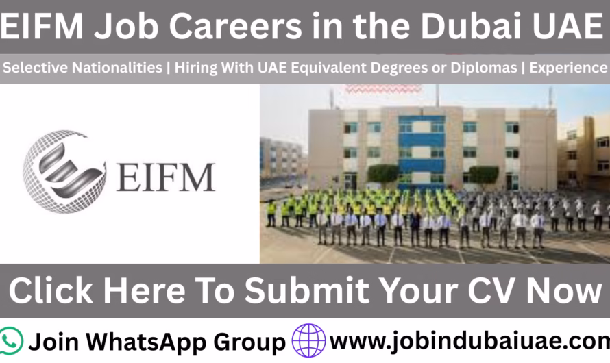 Emirates International Facility Management Careers: EIFM Job Opportunities & Careers in 2026