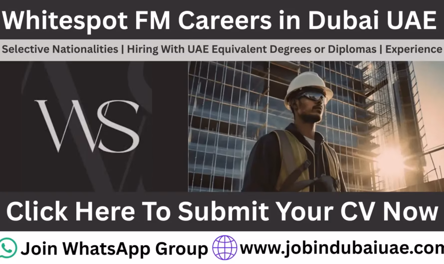 Whitespot Careers 2026 – Explore Top Facilities Management Jobs in Dubai and UAE
