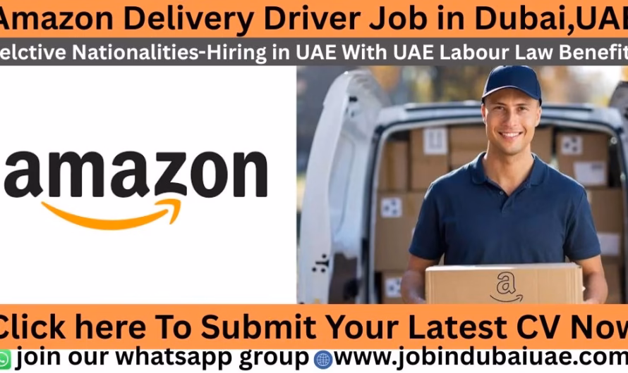 Amazon Delivery Jobs With Own Car in UAE